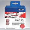 Etiquette Brother DK-22251 continu 62mm 1 rouleau 15m blanc Photo