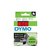 Labeltape Dymo LabelManager D1 polyester 9mm zwart op rood