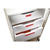 Labeltape Dymo LabelManager D1 polyester 9mm zwart op rood foto