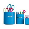 Labeltape Dymo LabelManager D1 polyester 9mm zwart op blauw foto