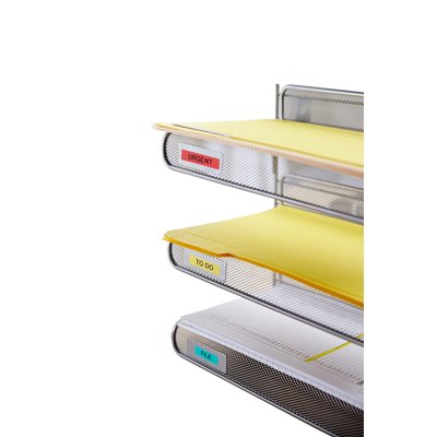 Labeltape Dymo LabelManager D1 polyester 9mm zwart op groen