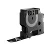 Labeltape Dymo LabelManager D1 polyester 19mm wit op zwart foto