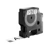 Labeltape Dymo LabelManager D1 polyester 19mmx5,5m zwart op wit foto