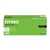 Reliëftape Dymo embossing vinyl 9mm wit op blauw foto