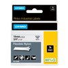 Ruban Dymo Rhino Industriel nylon 19mmx3,5m noir sur blanc Photo