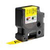 Ruban Dymo Rhino Industriel vinyle 19mmx5,5m noir sur jaune Photo