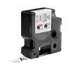 Ruban Dymo Rhino Industriel vinyle 19mmx5,5m noir sur blanc Photo