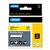 Ruban Dymo Rhino Industriel nylon 19mmx3,5m noir sur jaune