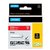 Labeltape Dymo Rhino industrieel vinyl 12mm wit op rood