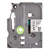 Ruban de lettrage Brother P-Touch TZE-121 standard 9mm noir sur transparent Photo