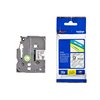 Ruban de lettrage Brother P-Touch TZE-121 standard 9mm noir sur transparent Photo