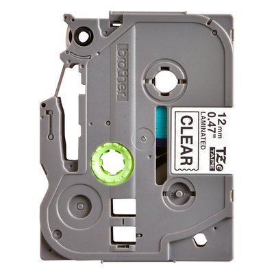 Ruban de lettrage Brother P-Touch TZE-131 standard 12mm noir sur transparent