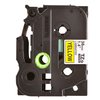 Labeltape Brother P-touch TZe-661 standaard 36mm zwart op geel foto