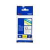 Labeltape Brother P-touch TZe-231 standaard 12mm zwart op wit foto