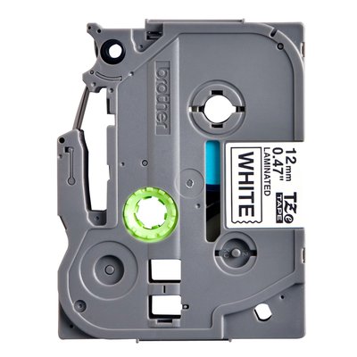 Labeltape Brother P-touch TZe-231 standaard 12mm zwart op wit