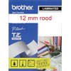 Labeltape Brother P-touch TZe-232 standaard 12mm rood op wit foto