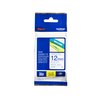 Ruban de lettrage Brother P-Touch TZe-233 standard 12mm bleu sur blanc Photo