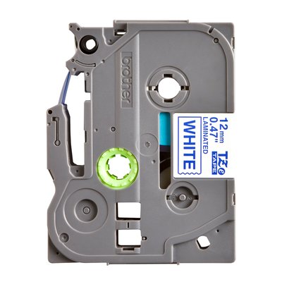 Ruban de lettrage Brother P-Touch TZe-233 standard 12mm bleu sur blanc