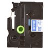 Labeltape Brother P-touch TZe-535 standaard 12mm wit op blauw foto