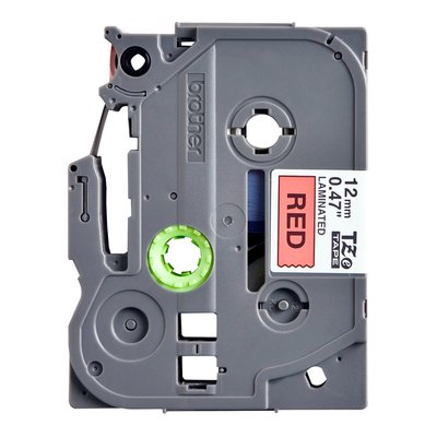 Labeltape Brother P-touch TZe-431 standaard 12mm zwart op rood