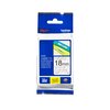 Labeltape Brother P-touch TZe-141 standaard 18mm zwart op transparant foto