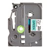 Labeltape Brother P-touch TZe-731 standaard 12mm zwart op groen foto