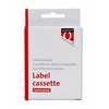 Labeltape Quantore TZe-211 6mmx8m zwart op wit foto