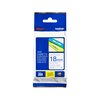 Labeltape Brother P-touch TZe-243 standaard 18mm blauw op wit foto