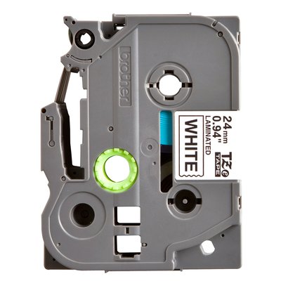 Ruban de lettrage Brother P-Touch TZe-251 standard 24mm noir sur blanc