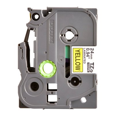 Ruban de lettrage Brother P-Touch TZe-651 standard 24mm noir sur jaune