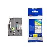 Ruban de lettrage Brother P-Touch TZE-151 standard 24mm noir sur transparent Photo