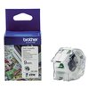 Etiket Brother CZ-1001 multifunctioneel 9mm 1 rol á 5m wit foto