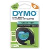 Ruban Dymo LetraTag plastique 12mmx4m noir sur vert Photo