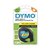 Labeltape Dymo LetraTag plastic 12mm zwart op geel