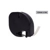 Labeltape Quantore 12267 12mmx4m transparant zwart foto