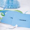 Labeltape Dymo LetraTag plastic 12mm zwart op transparant foto