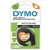 Ruban Dymo LetraTag repassable 12mmx2m noir sur blanc