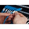 Labeltape Dymo LabelManager D1 nylon 12mm zwart op wit foto