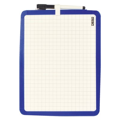 Whiteboard Desq 21x28cm tweezijdig magnetisch