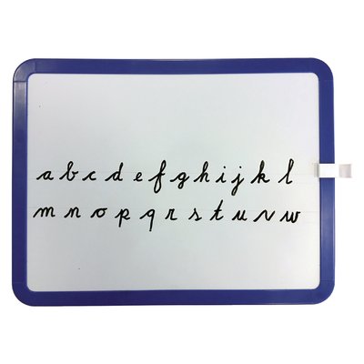 Whiteboard Desq 21x28cm tweezijdig magnetisch