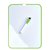 Whiteboard Desq 21.5x28cm + marker groen profiel