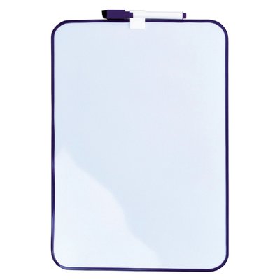Whiteboard Desq 24x34cm + marker paars profiel