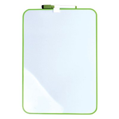 Whiteboard Desq 24x34cm + marker groen profiel
