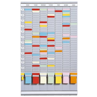 Planning semainier Djois 35 encoches gris