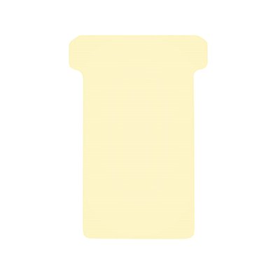Fiche-T pour planning Djois Format 2 48mm beige 100 pièces