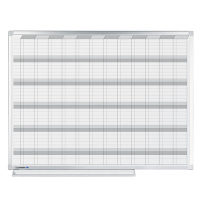 Tableau planning Legamaster Professional annuel horizontal 90x120cm