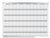 Planbord Legamaster professional jaarplanner hor 90x120cm