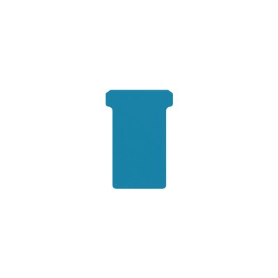 T-kaart Djois formaat 2 48mm blauw 100 stuks