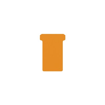 Fiche-T pour planning Djois Format 2 48mm orange 100 pièces
