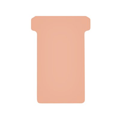 Fiche-T pour planning Djois Format 2 48mm rose 100 pièces